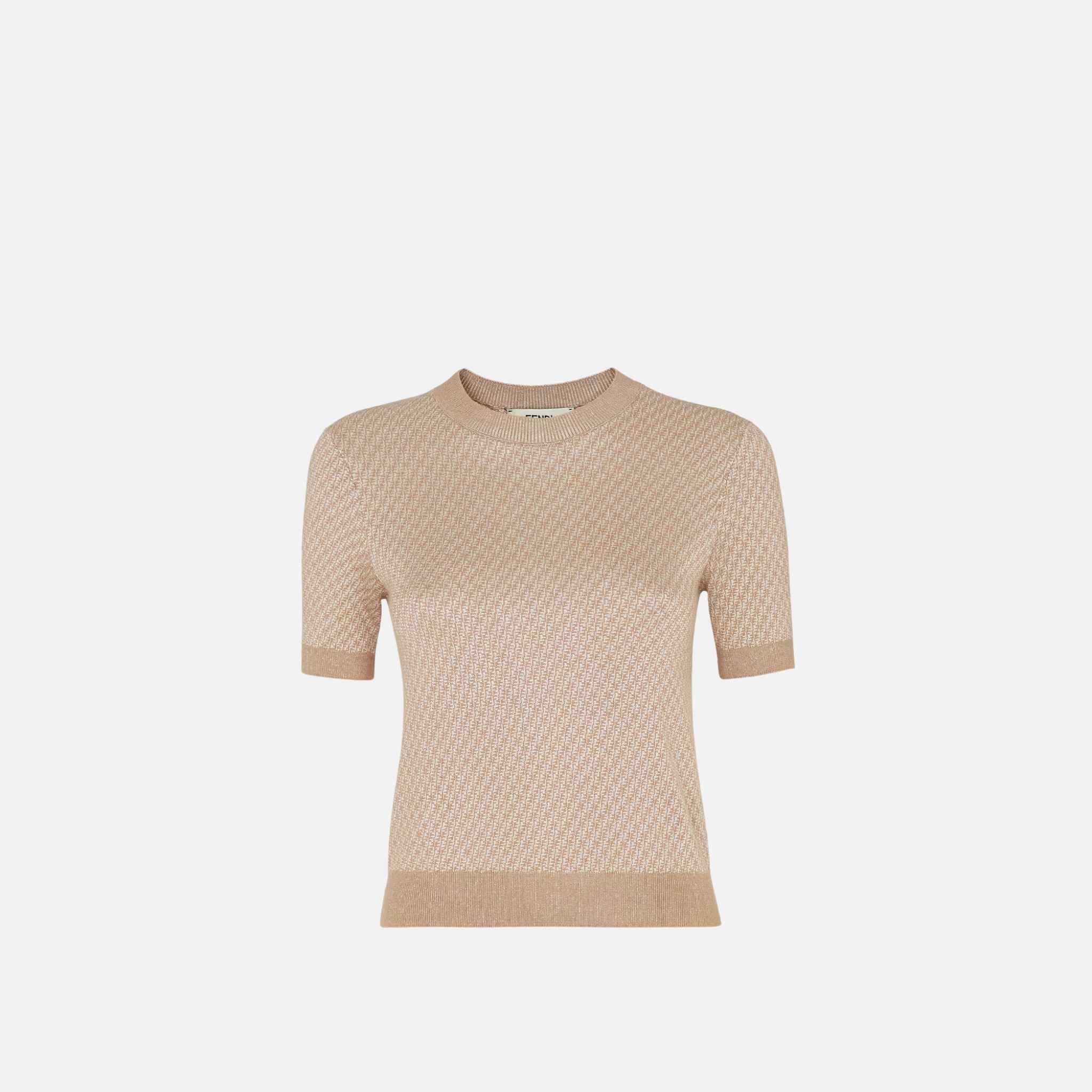 Jumper In FF Silk And Wool