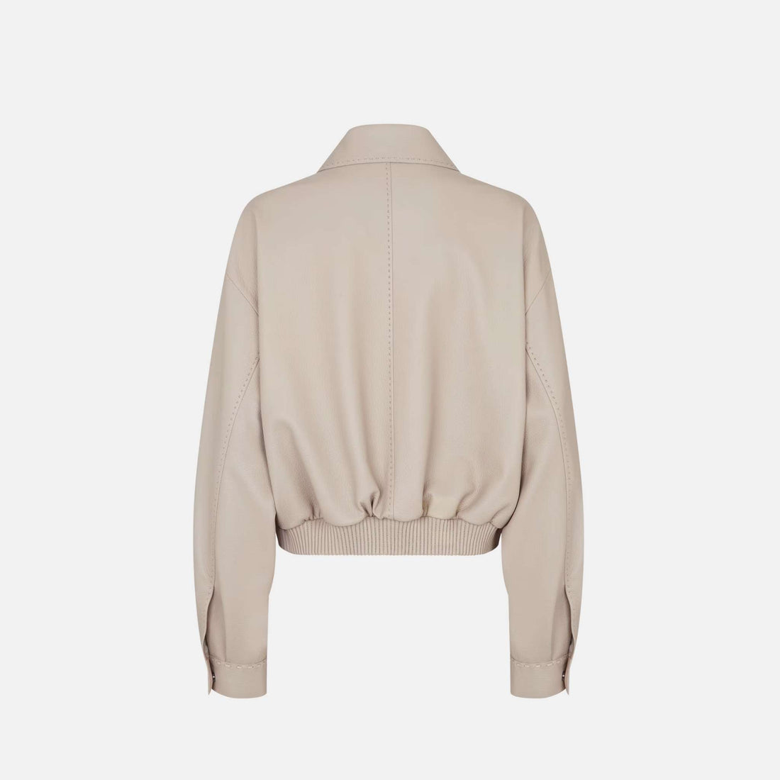 Leather Bomber Jacket