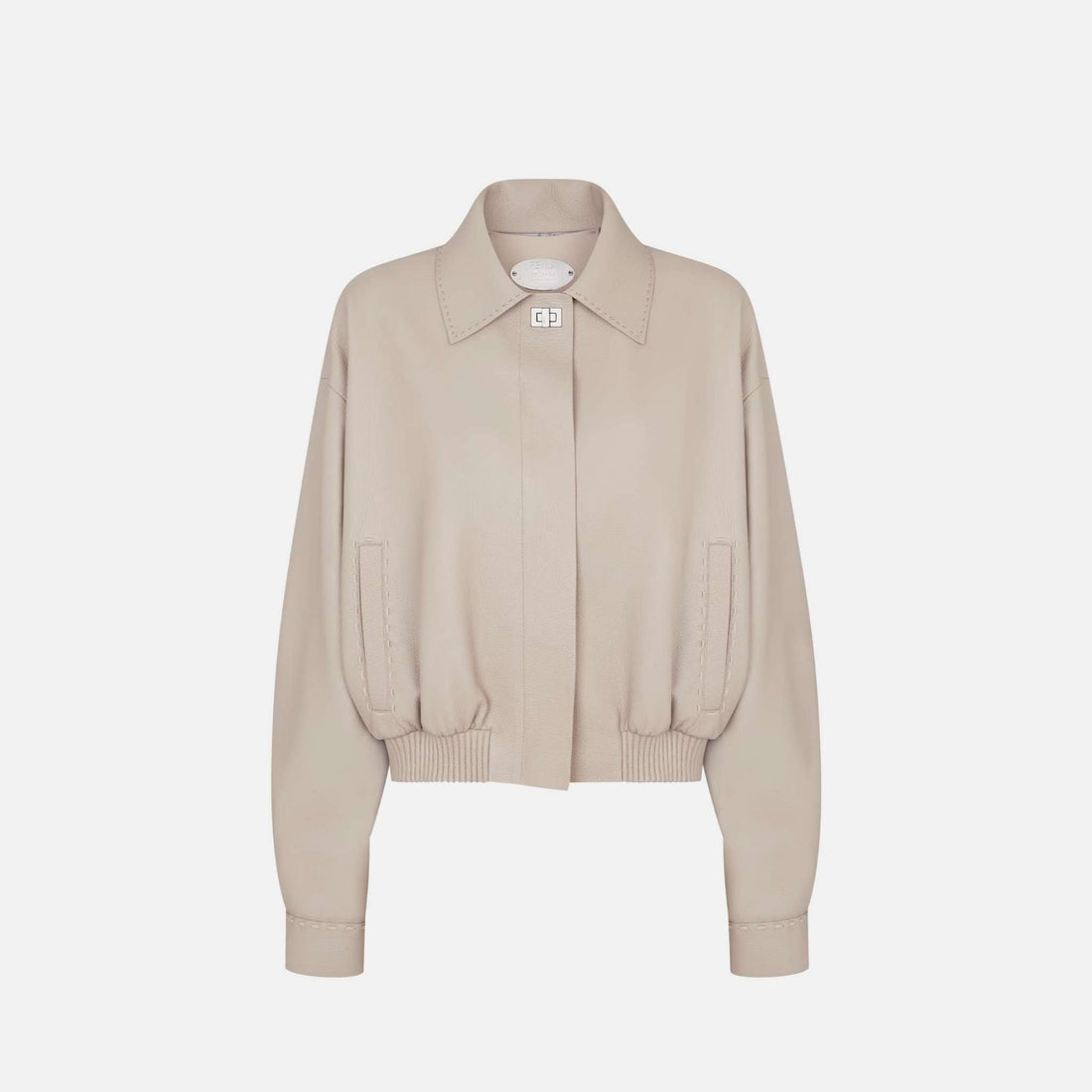 Leather Bomber Jacket