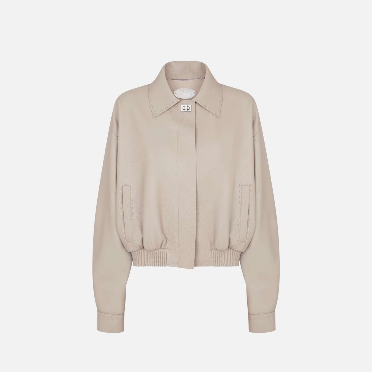 Leather Bomber Jacket
