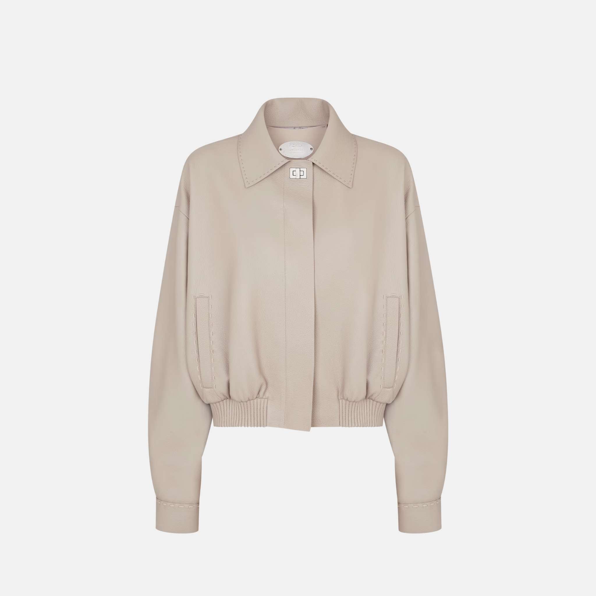 Leather Bomber Jacket