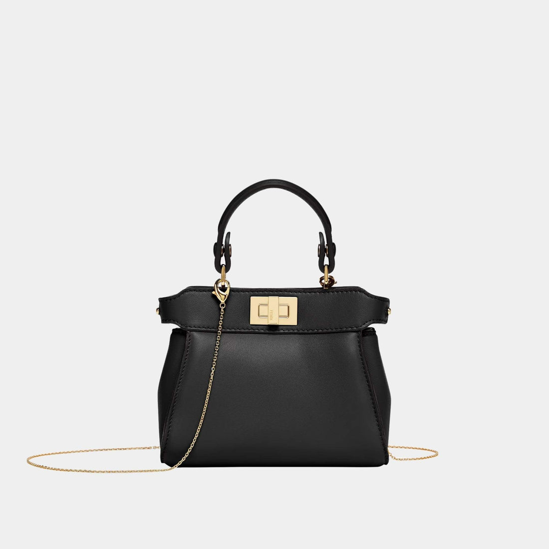 Nano Peekaboo Nappa Leather Bag
