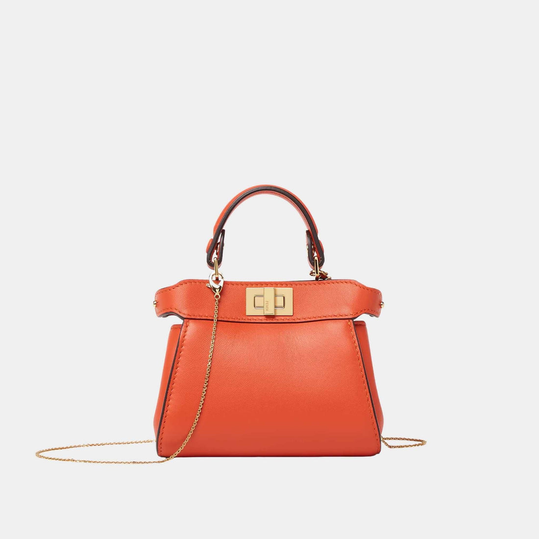 Nano Peekaboo Nappa Leather Bag