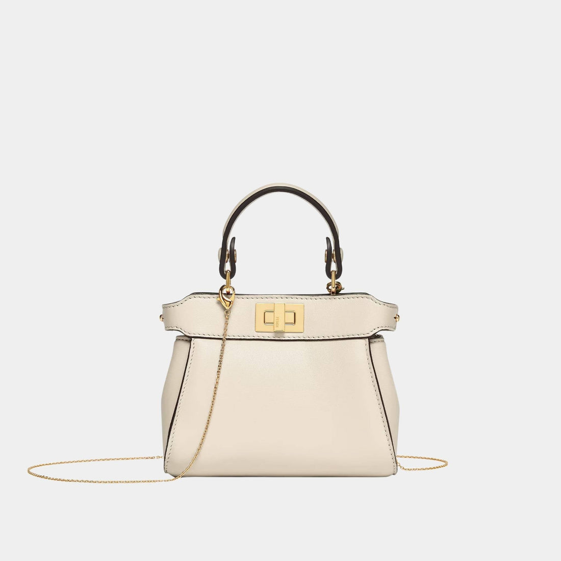 Nano Peekaboo Nappa Leather Bag