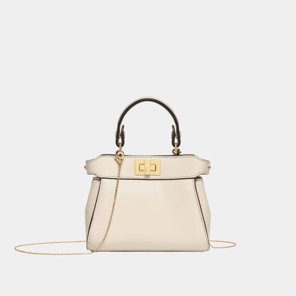 Nano Peekaboo Nappa Leather Bag