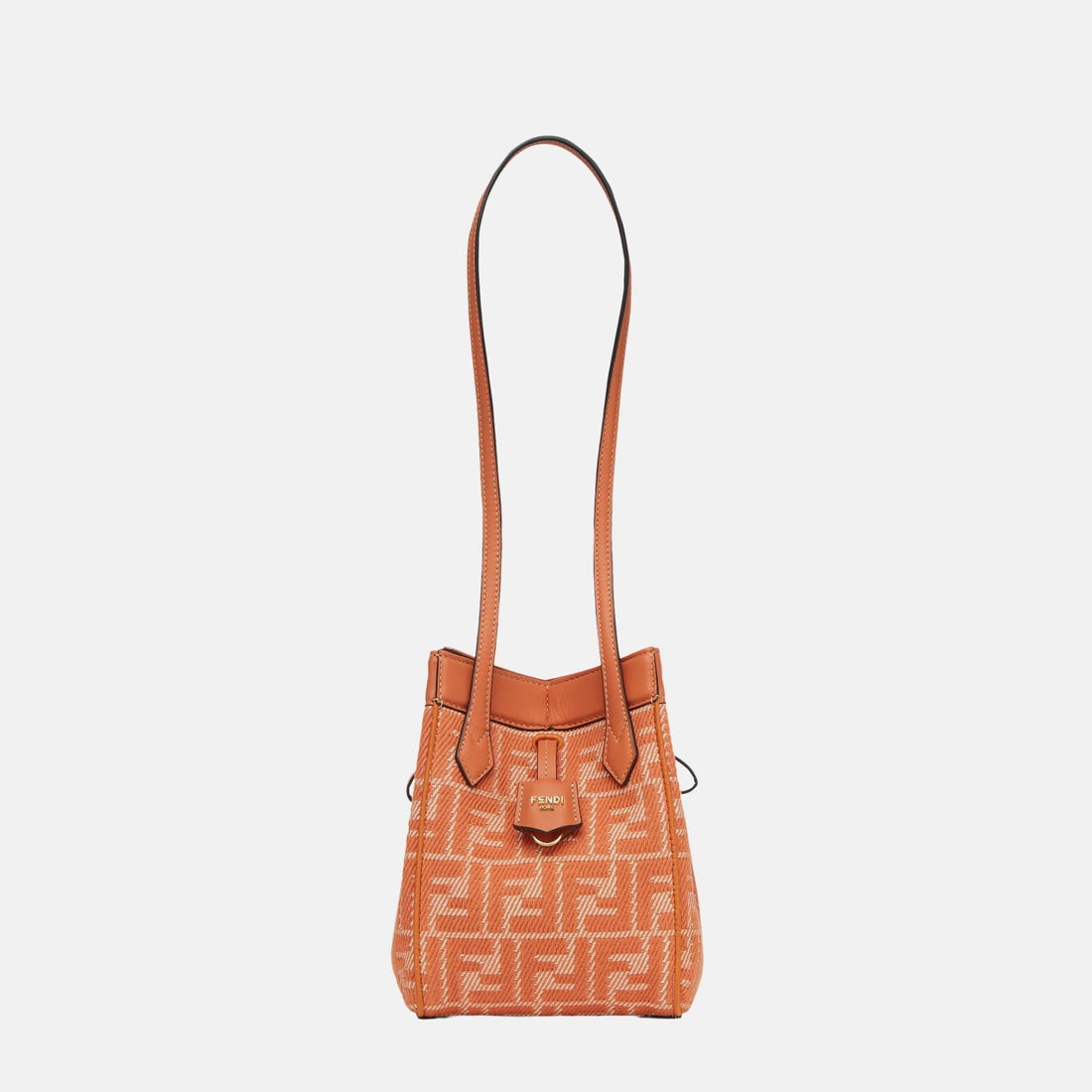 Origami Mini Bag In Denim Effect FF Jacquard