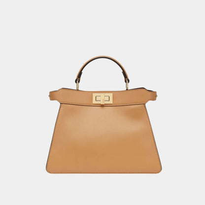 Peekaboo ISeeU Small Calf Leather Bag