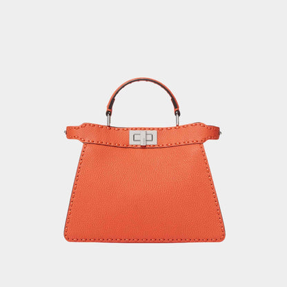 Peekaboo ISeeU Small Selleria Bag With 556 Hand-Sewn Stitches