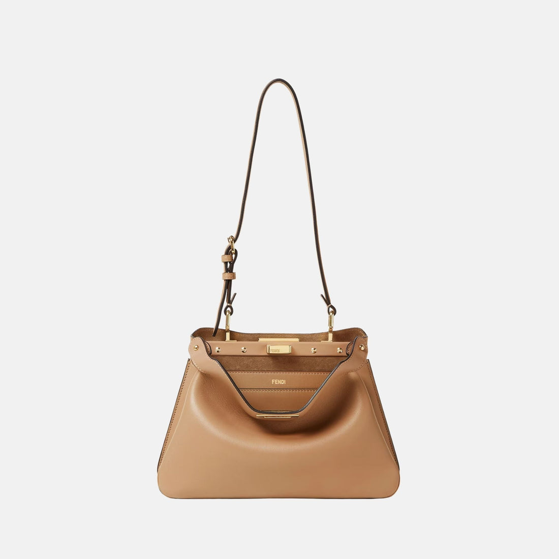 Peekaboo Soft Small Bag In Leather