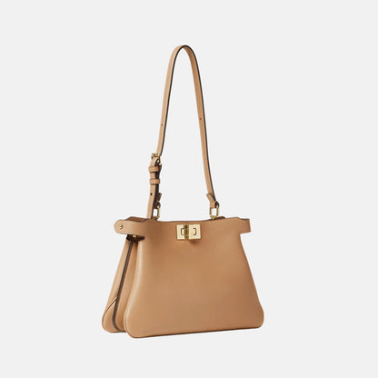Peekaboo Soft Small Bag In Leather
