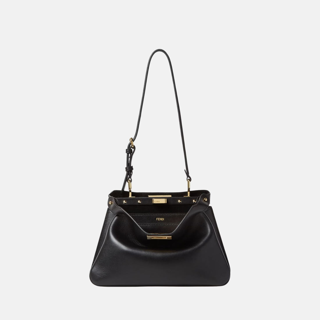 Peekaboo Soft Small Bag In Leather