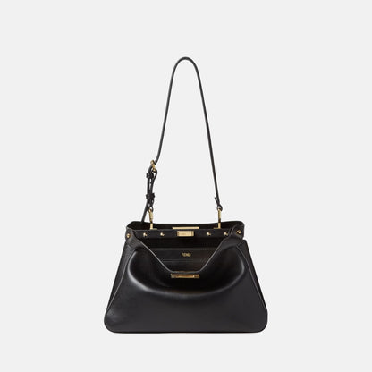 Peekaboo Soft Small Bag In Leather