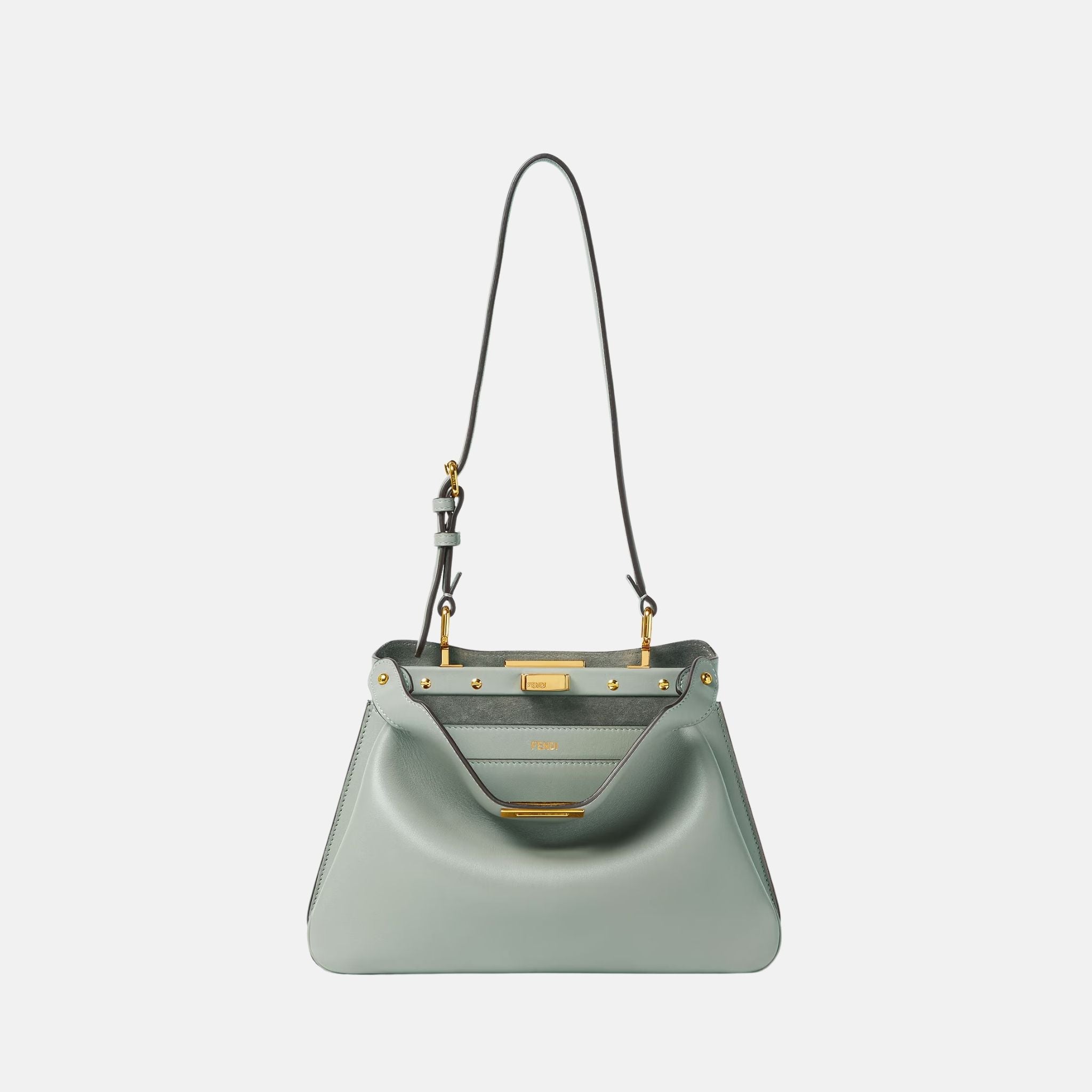 Peekaboo Soft Small Bag In Leather