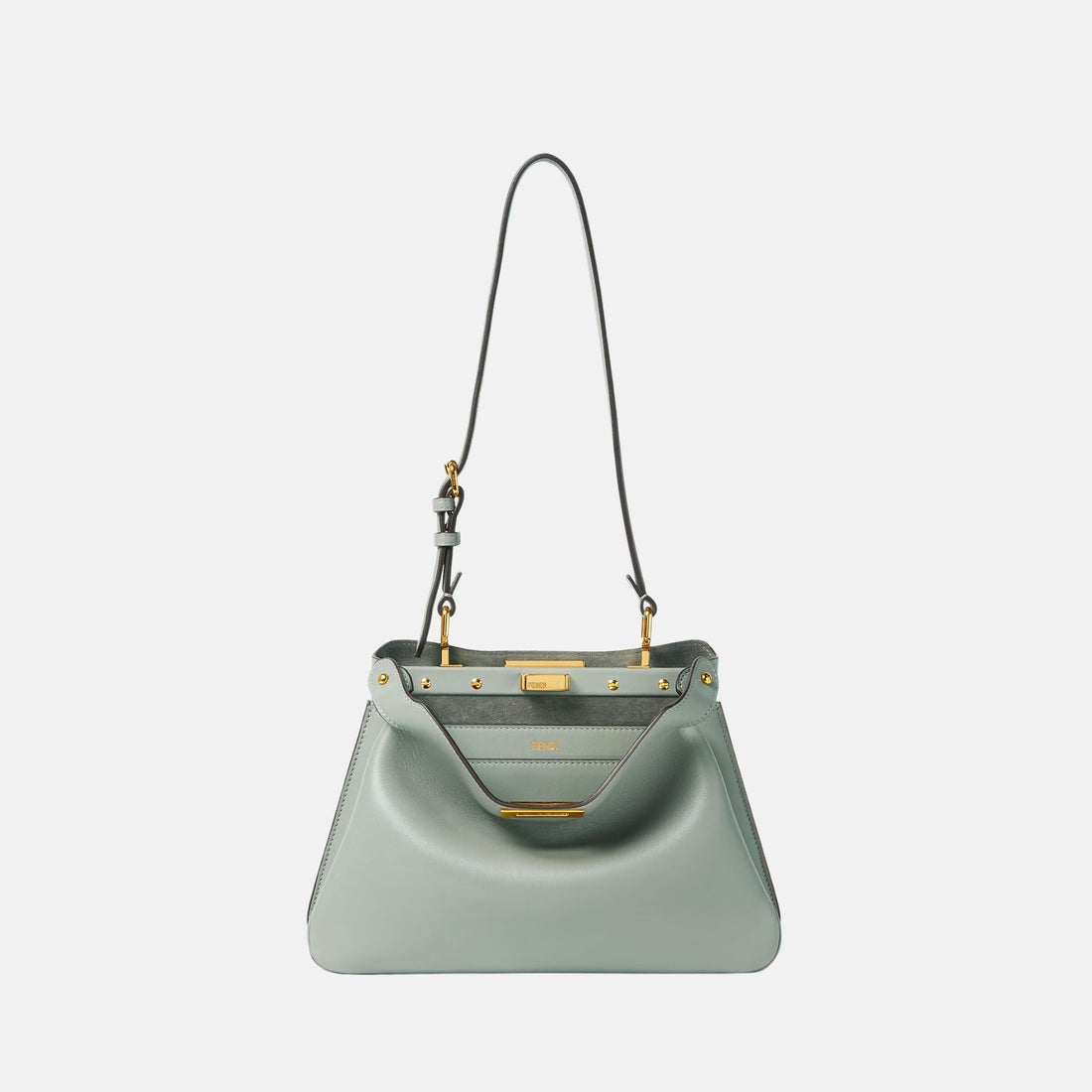 Peekaboo Soft Small Bag In Leather