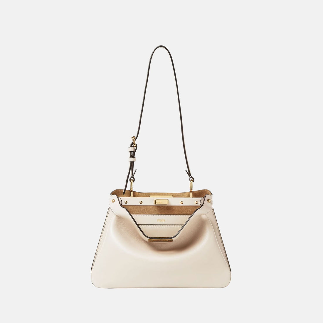 Peekaboo Soft Small Bag In Leather