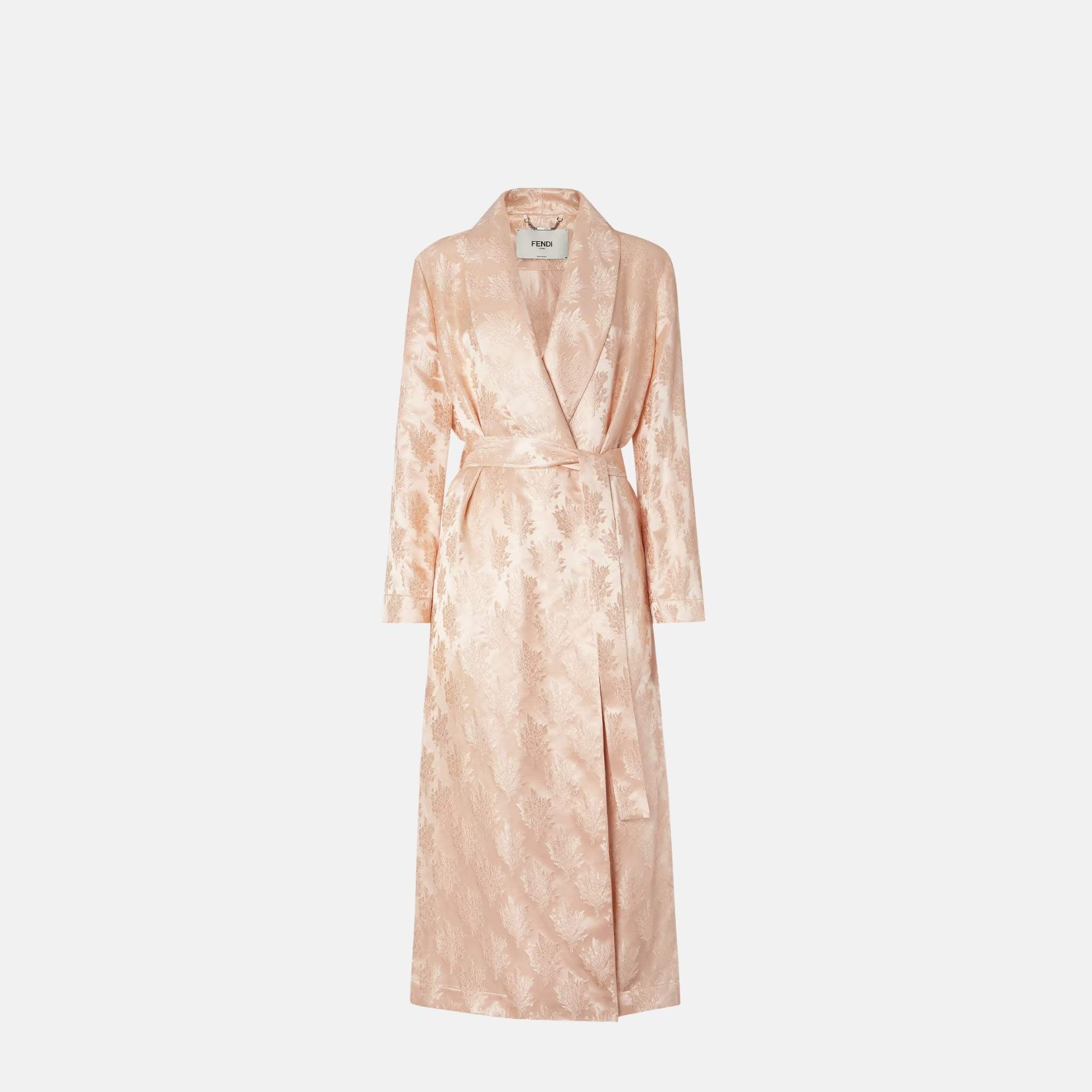 Pink Silk Overcoat