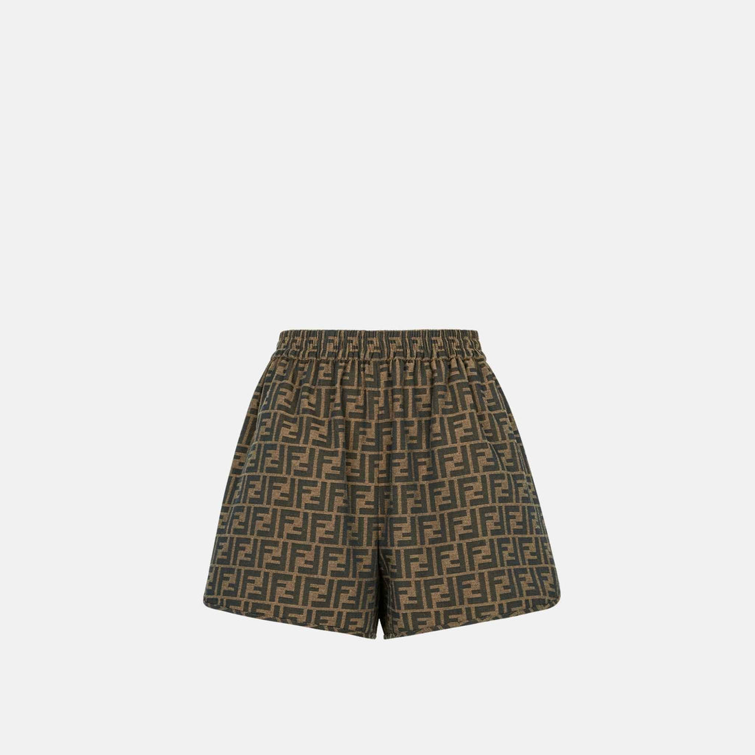Shorts In Brown Canvas