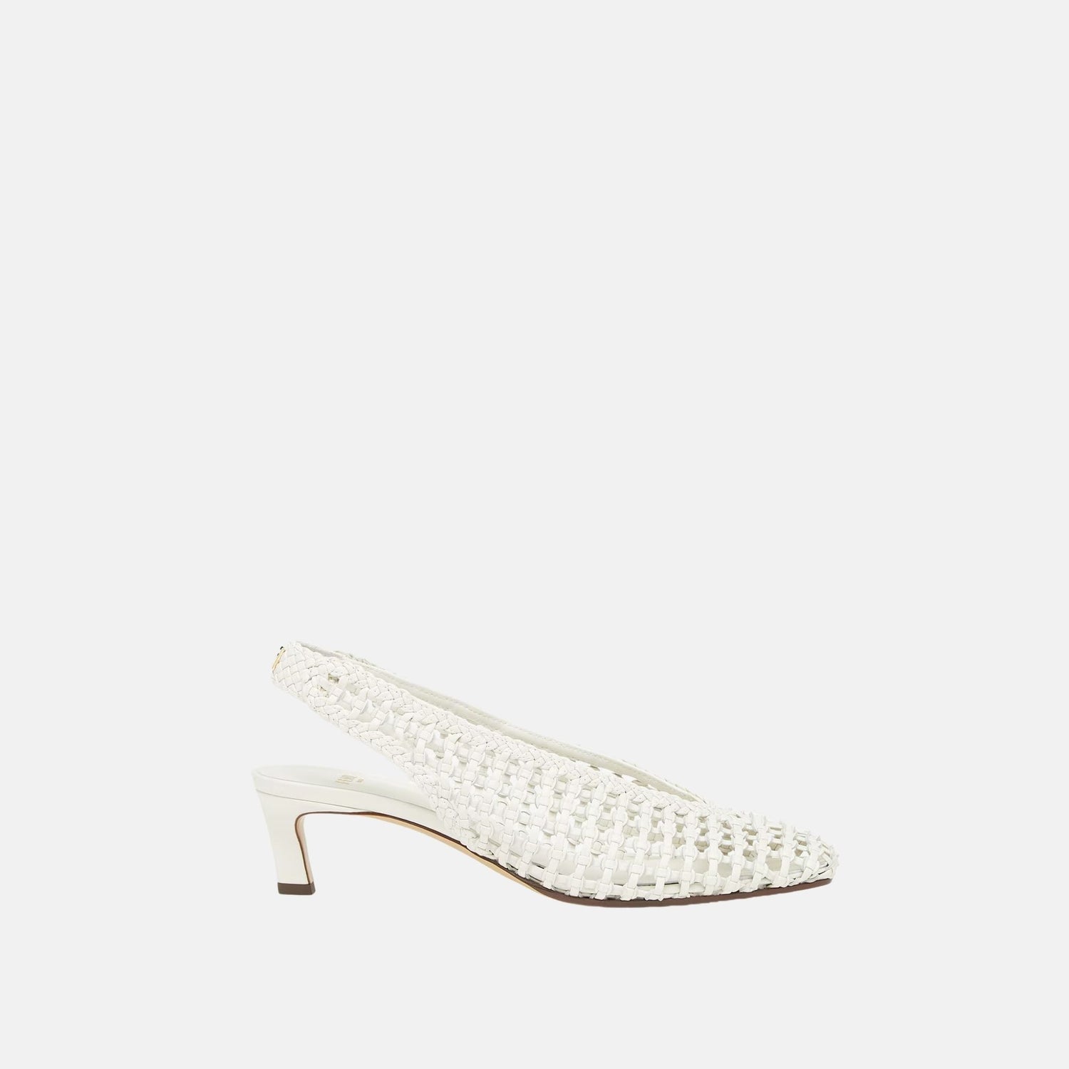 Slingbacks Leather Low Heeled