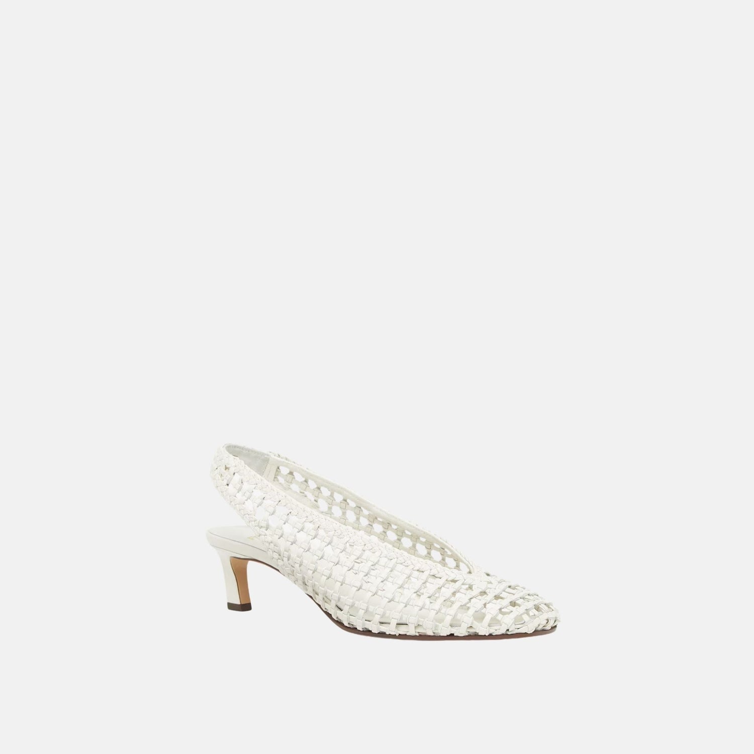 Slingbacks Leather Low Heeled