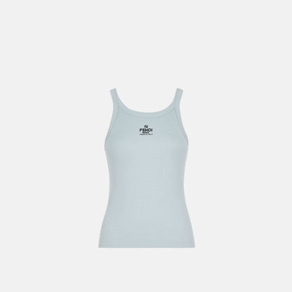 Top In Sleeveless Cotton