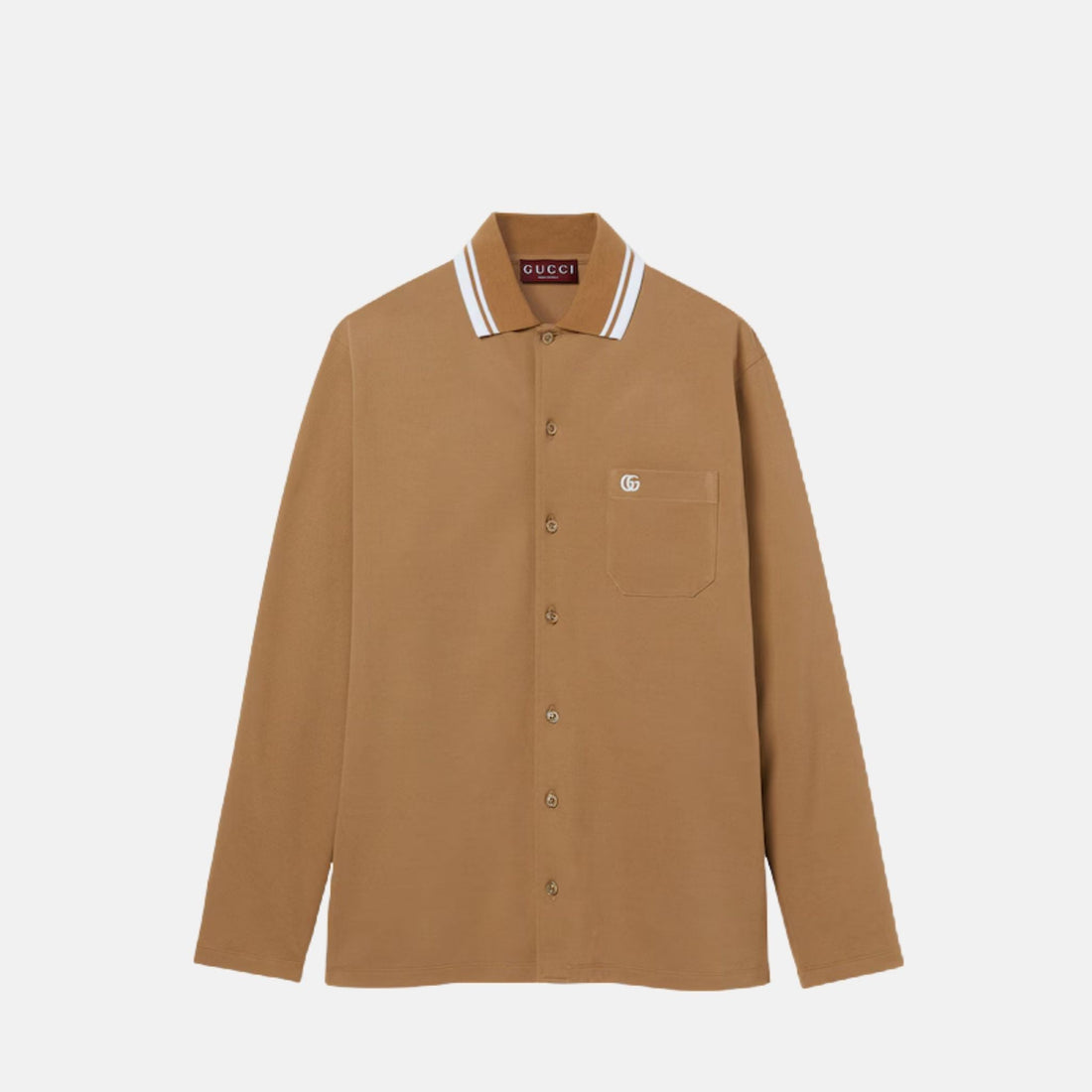 Cotton Piquet Polo Shirt With Embroidery