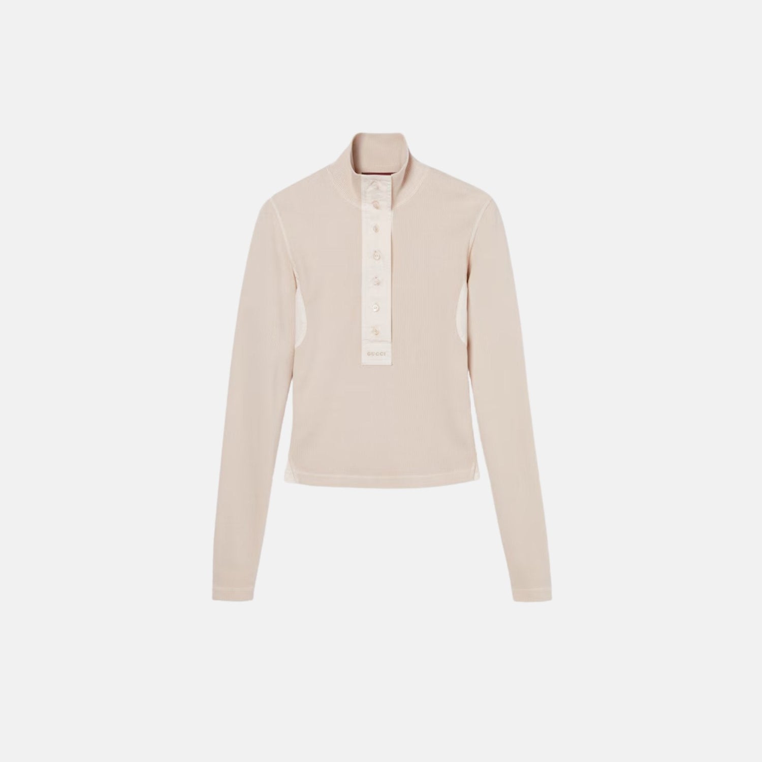Cotton Rib Long Sleeve T Shirt
