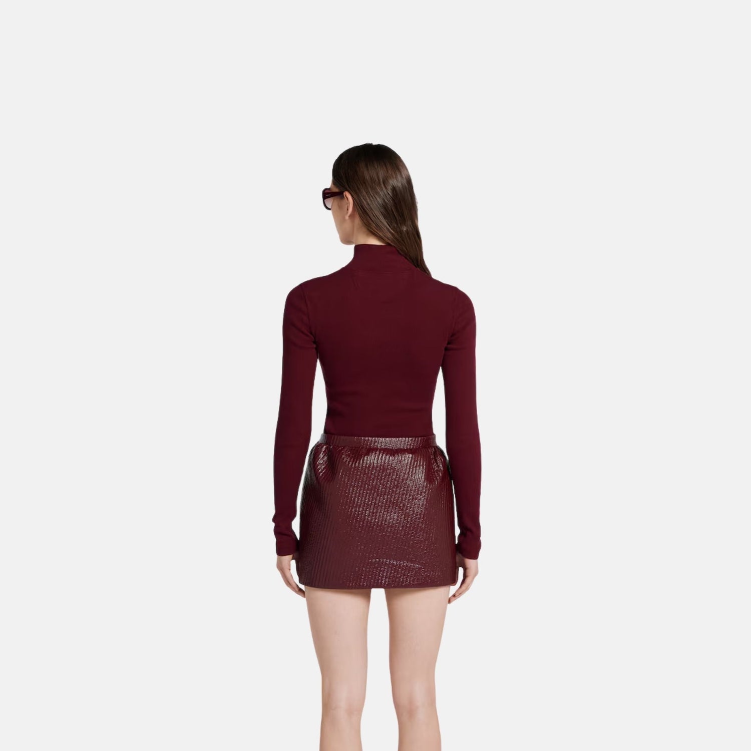 Cotton Rib Long Sleeve T Shirt