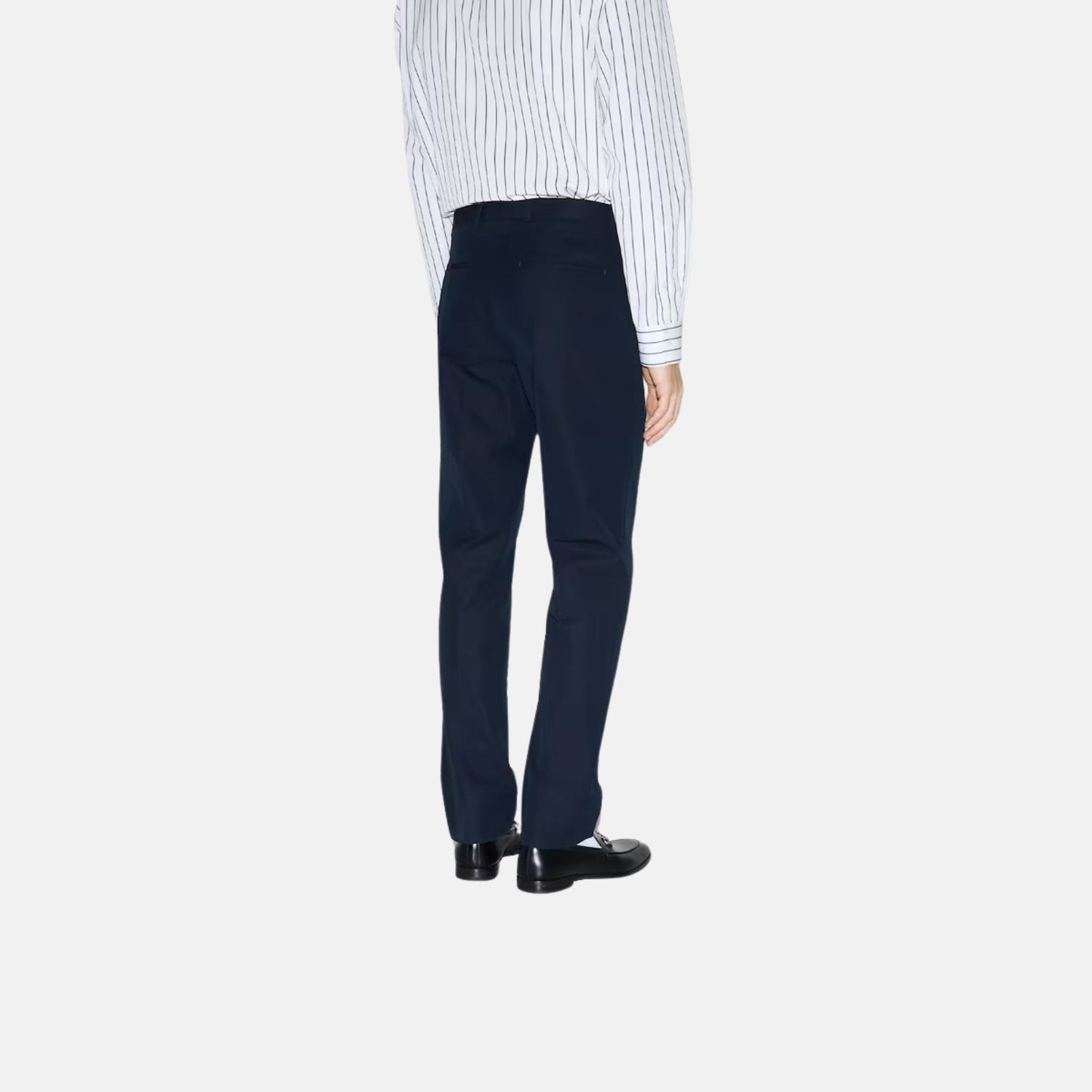 Embossed Cotton Twill Trouser