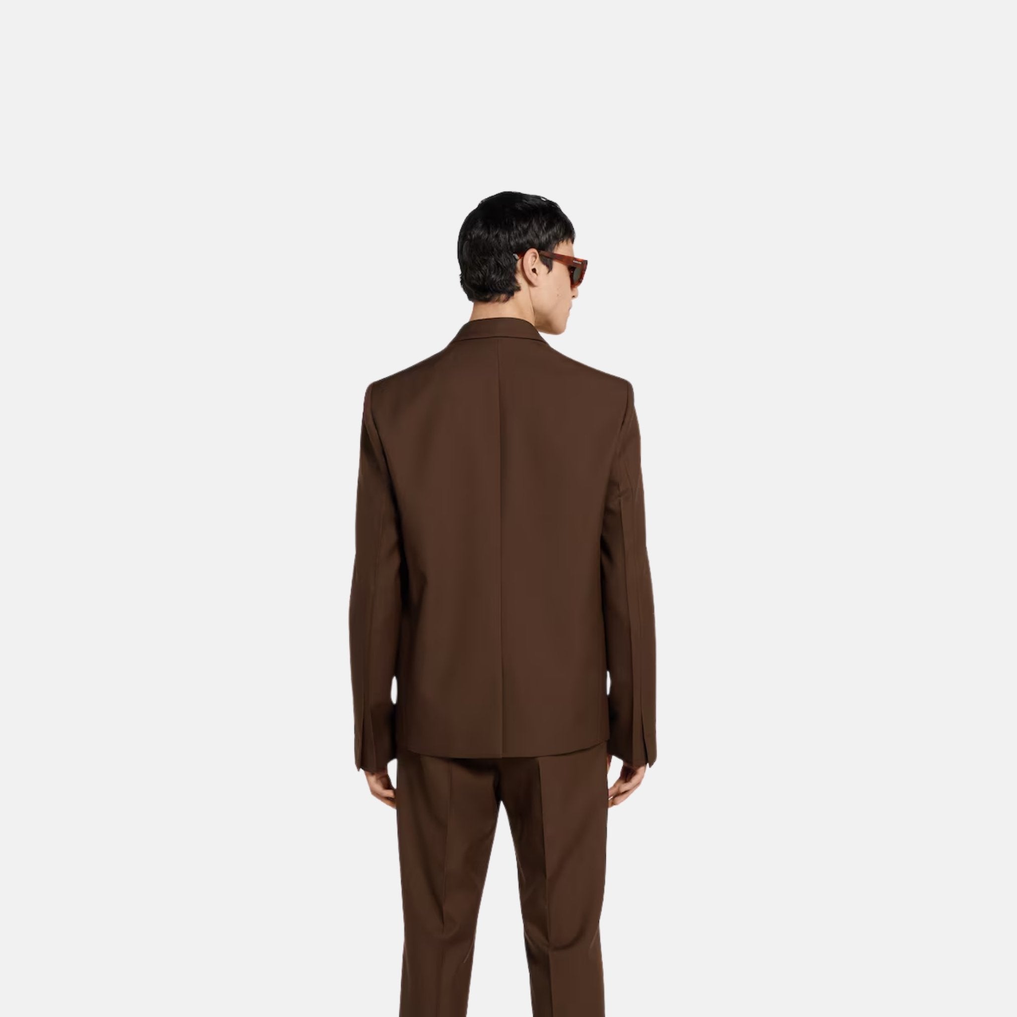 Embossed Wool Gabardine Jacket