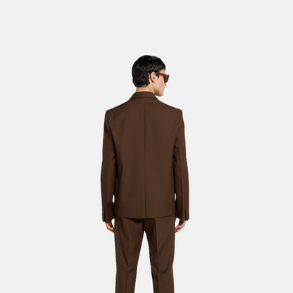 Embossed Wool Gabardine Jacket