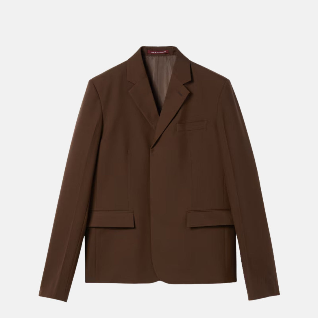 Embossed Wool Gabardine Jacket
