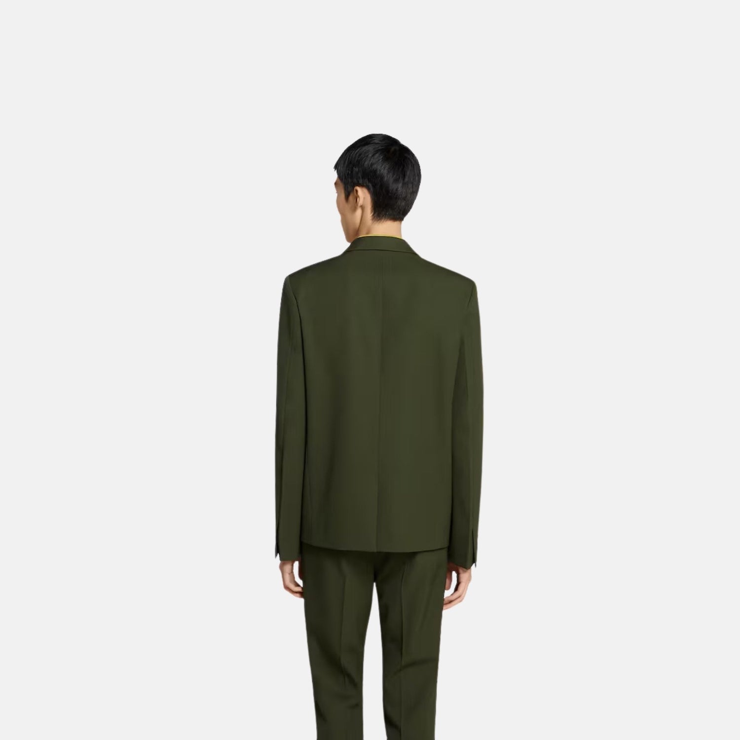 Embossed Wool Gabardine Jacket