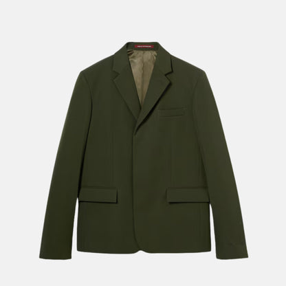 Embossed Wool Gabardine Jacket