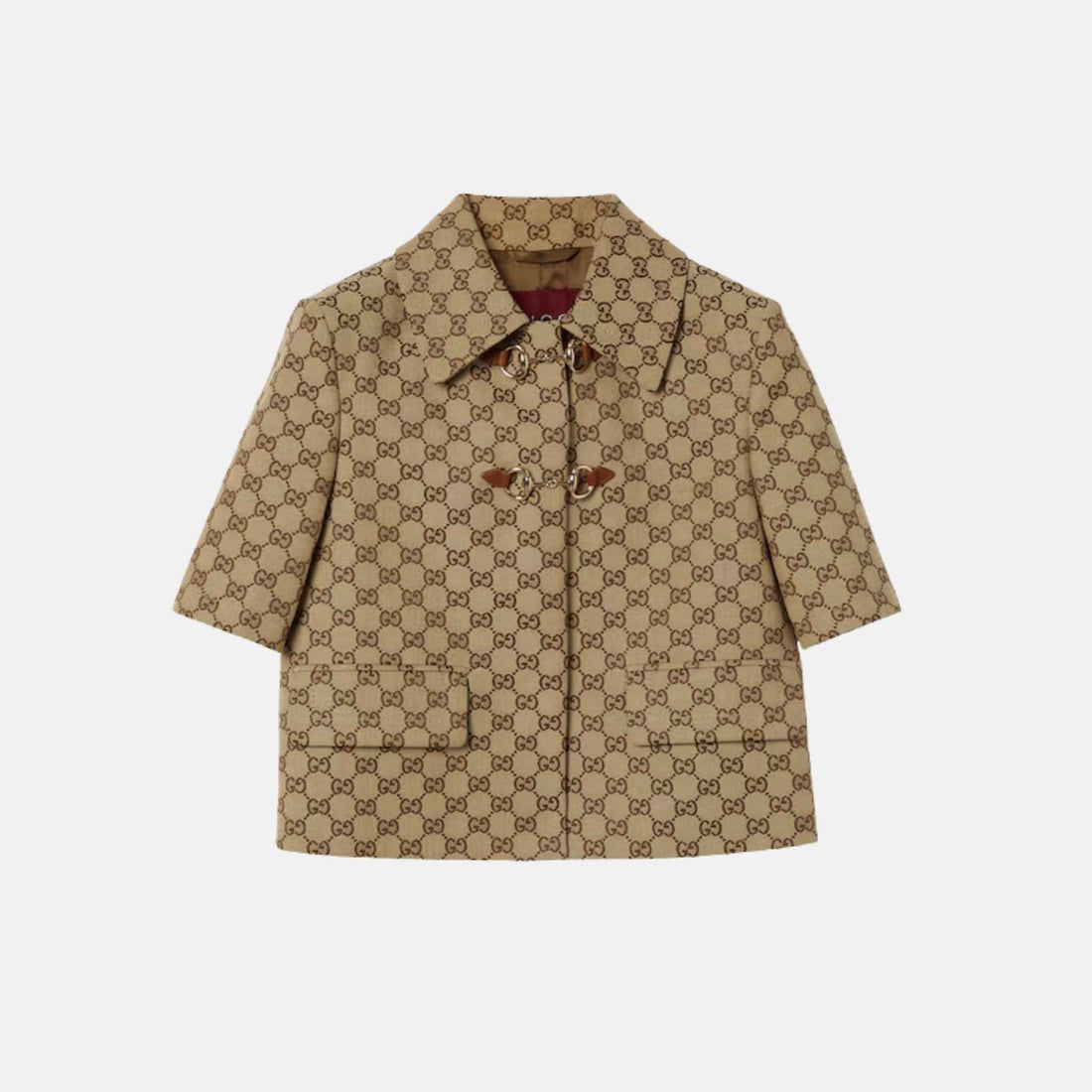 GG Canvas Jacket With Horsebit