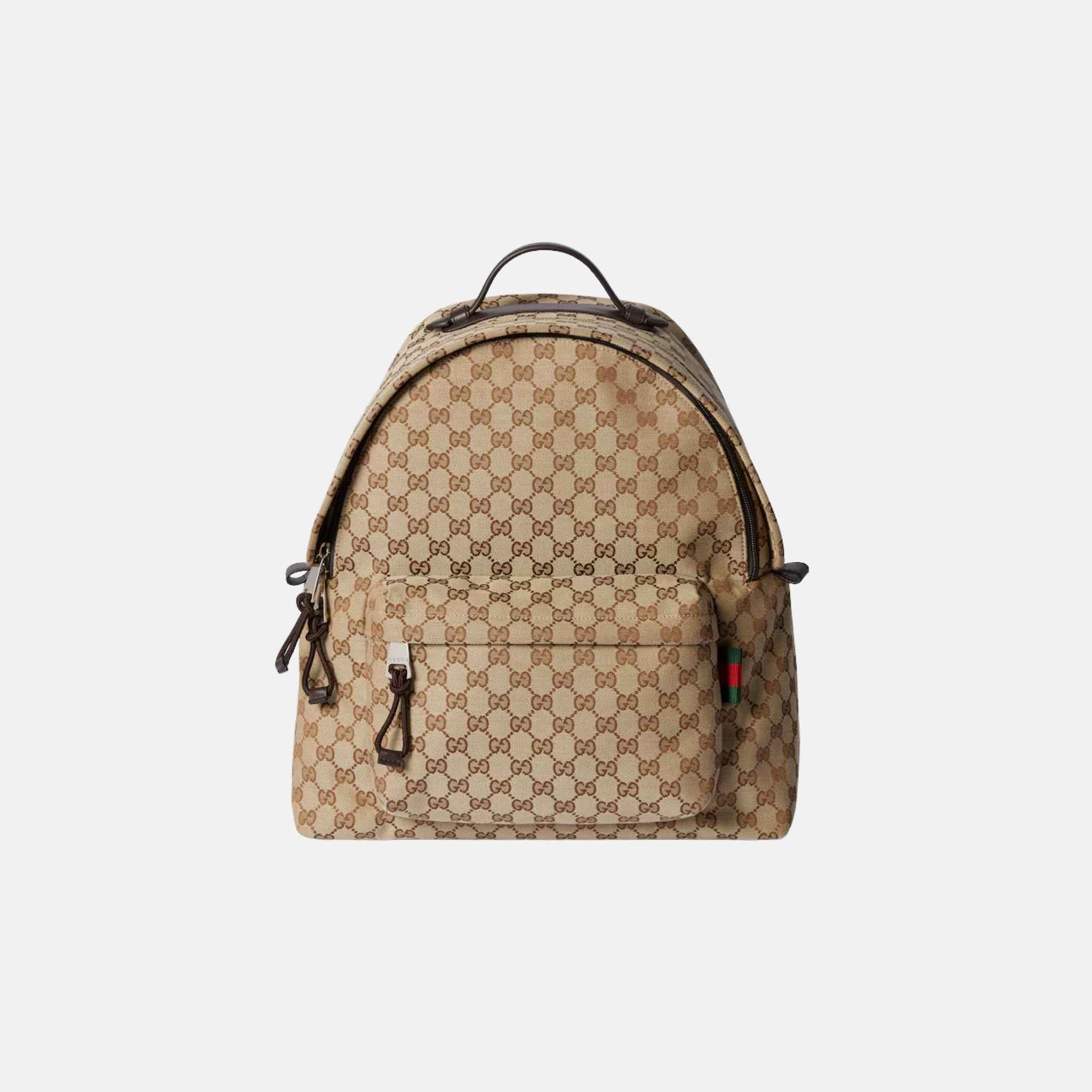 GG Canvas Medium Backpack