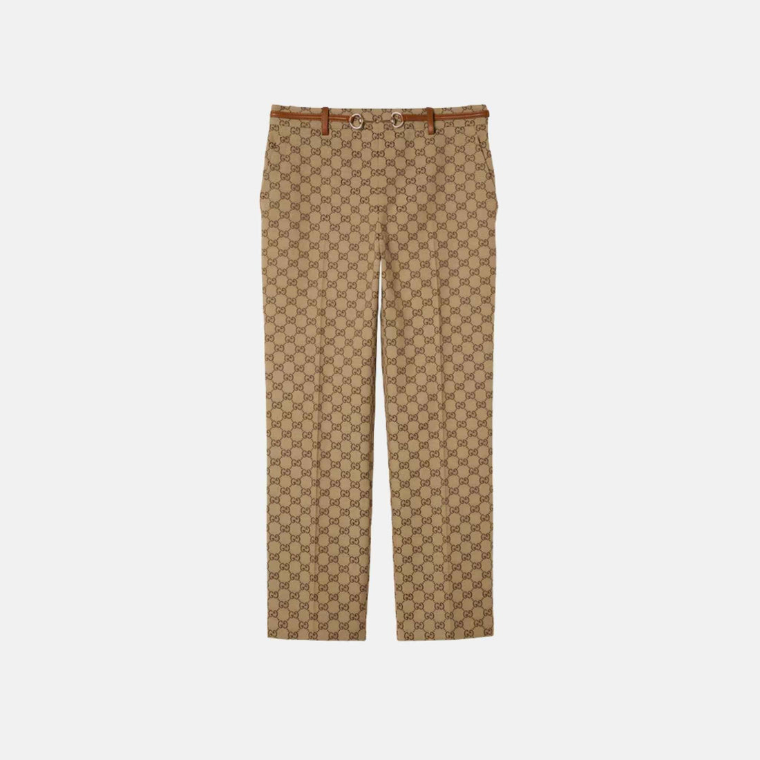 GG Canvas Trousers With Horsebit