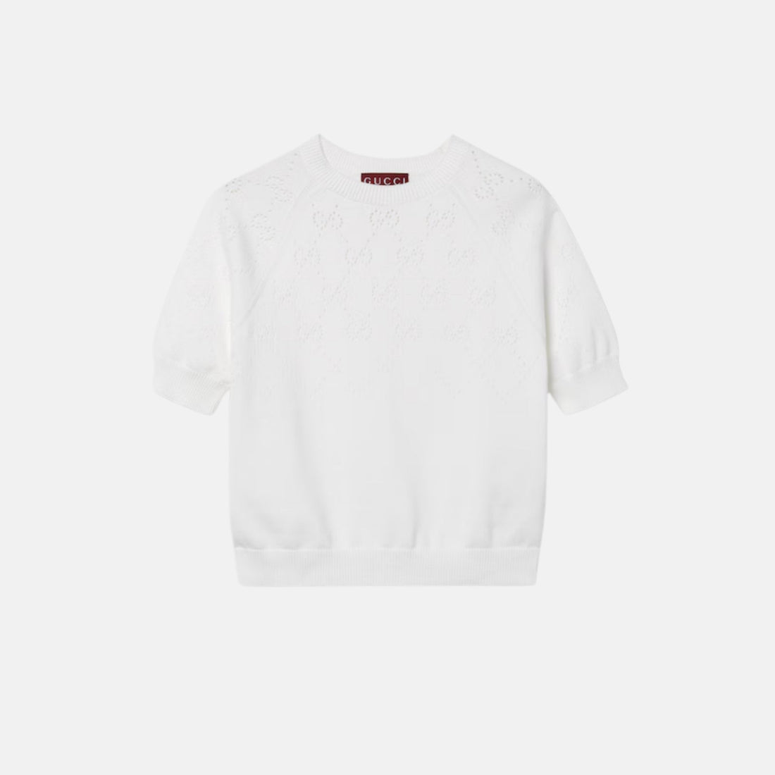 GG Cotton Crewneck Top