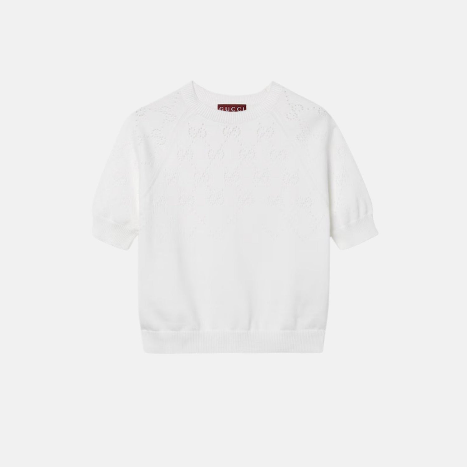 GG Cotton Crewneck Top