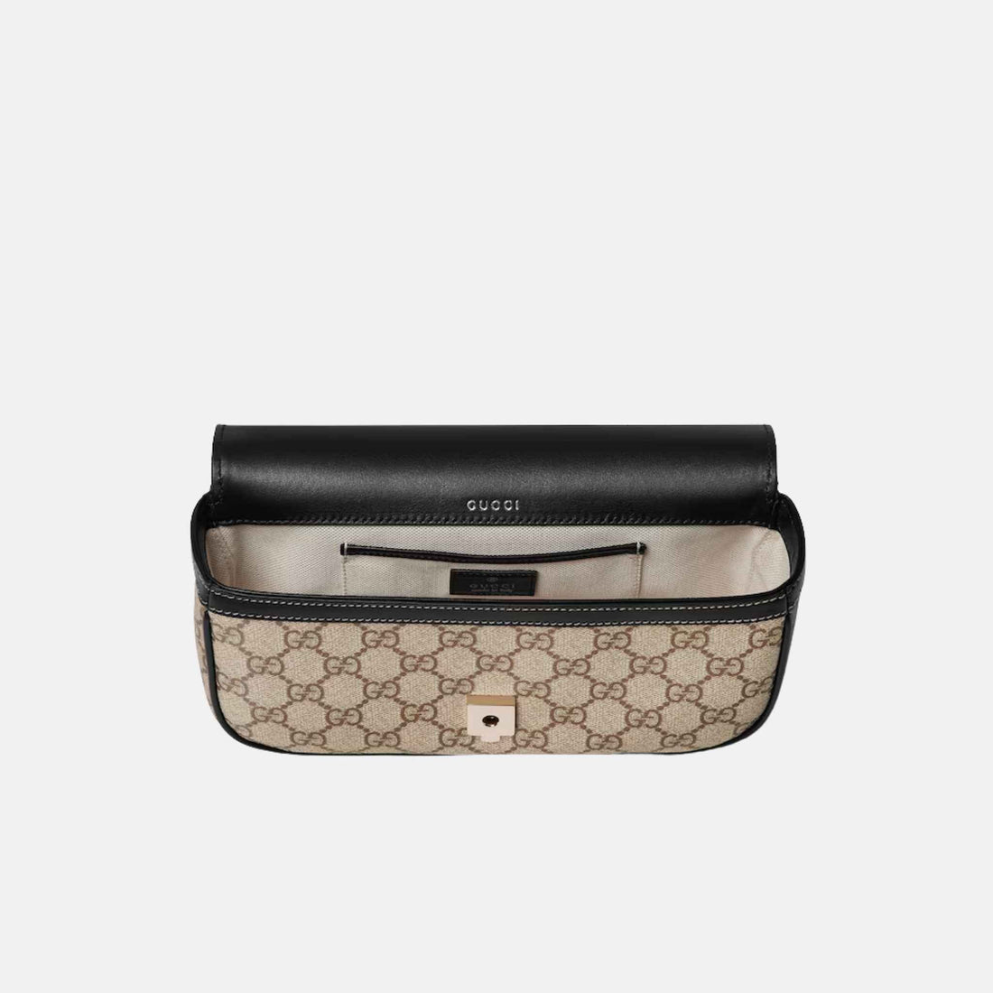 Horsebit 1955 Small Top Handle Bag In GG Coated Fabric