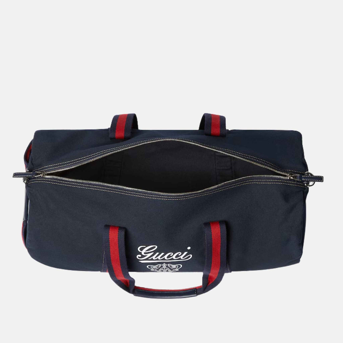 Large Printed Canvas Duffle Bag
