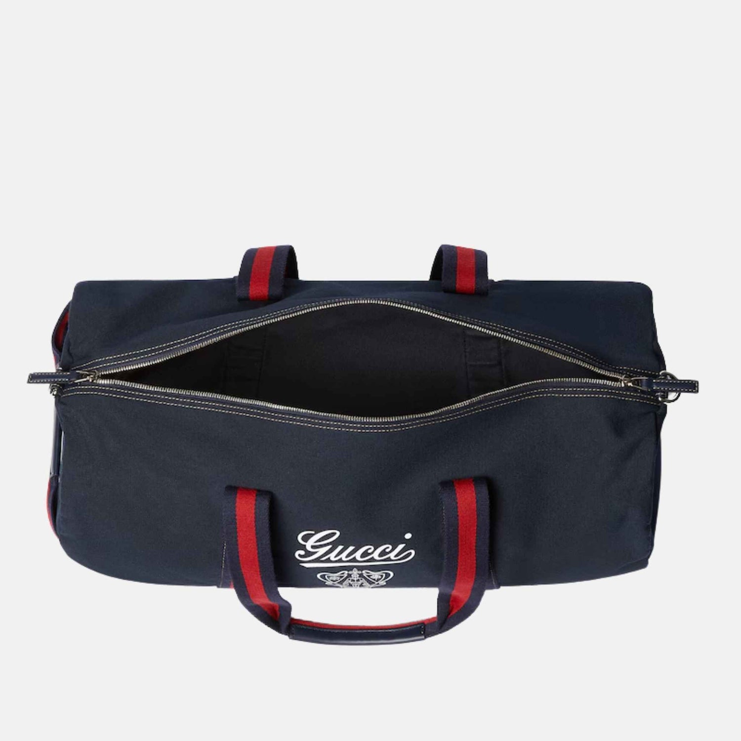 Large Printed Canvas Duffle Bag