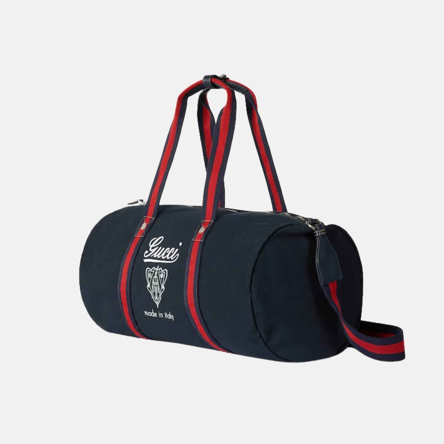 Large Printed Canvas Duffle Bag