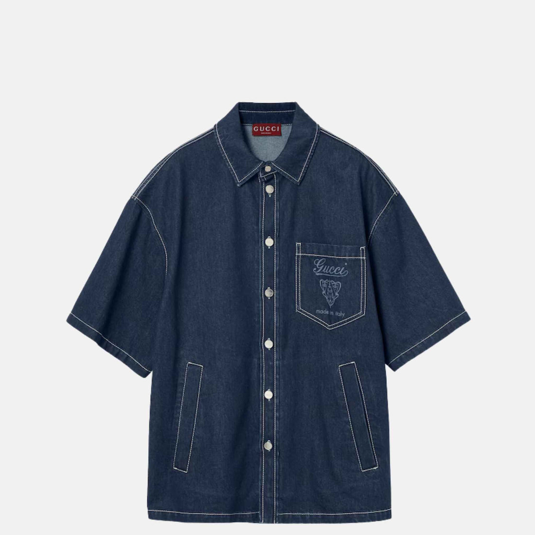Lasered Denim Shirt
