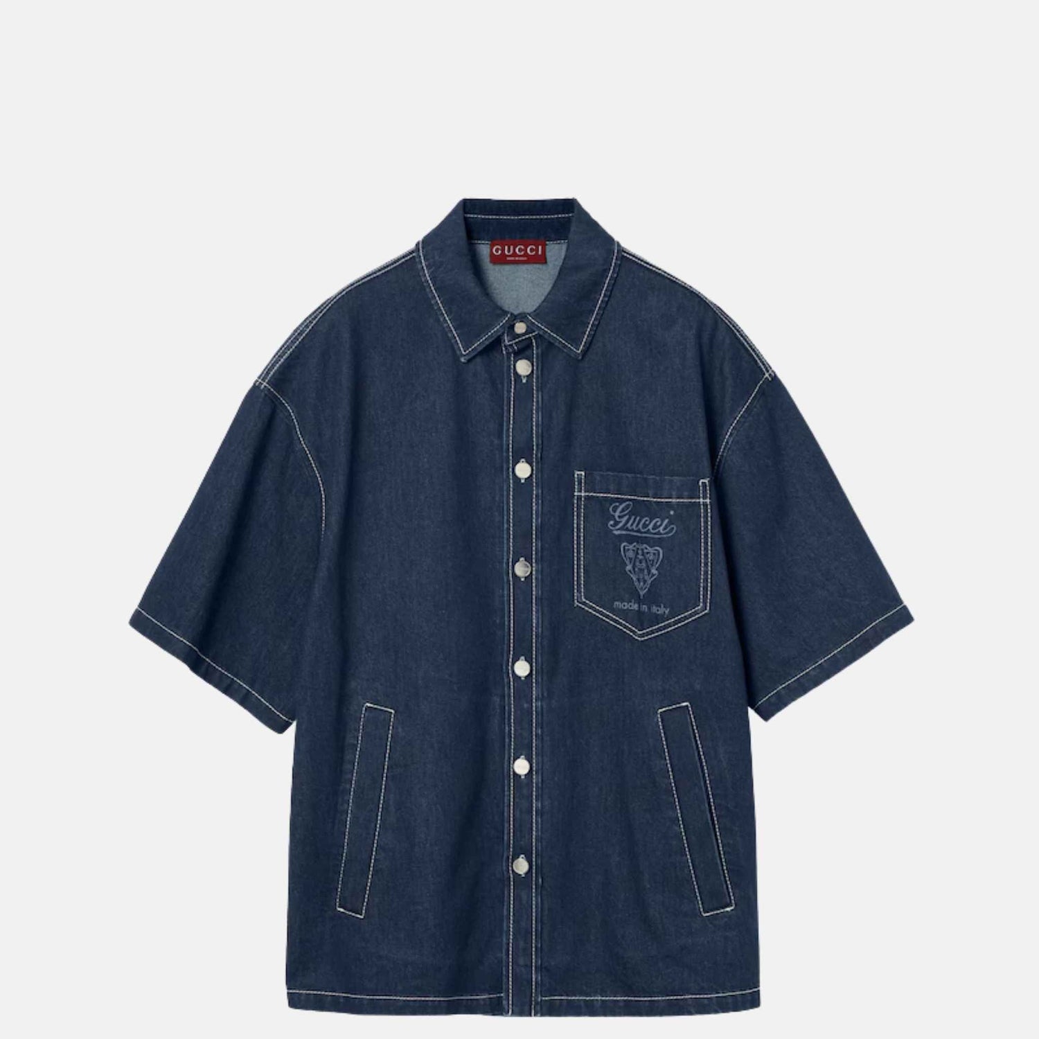 Lasered Denim Shirt