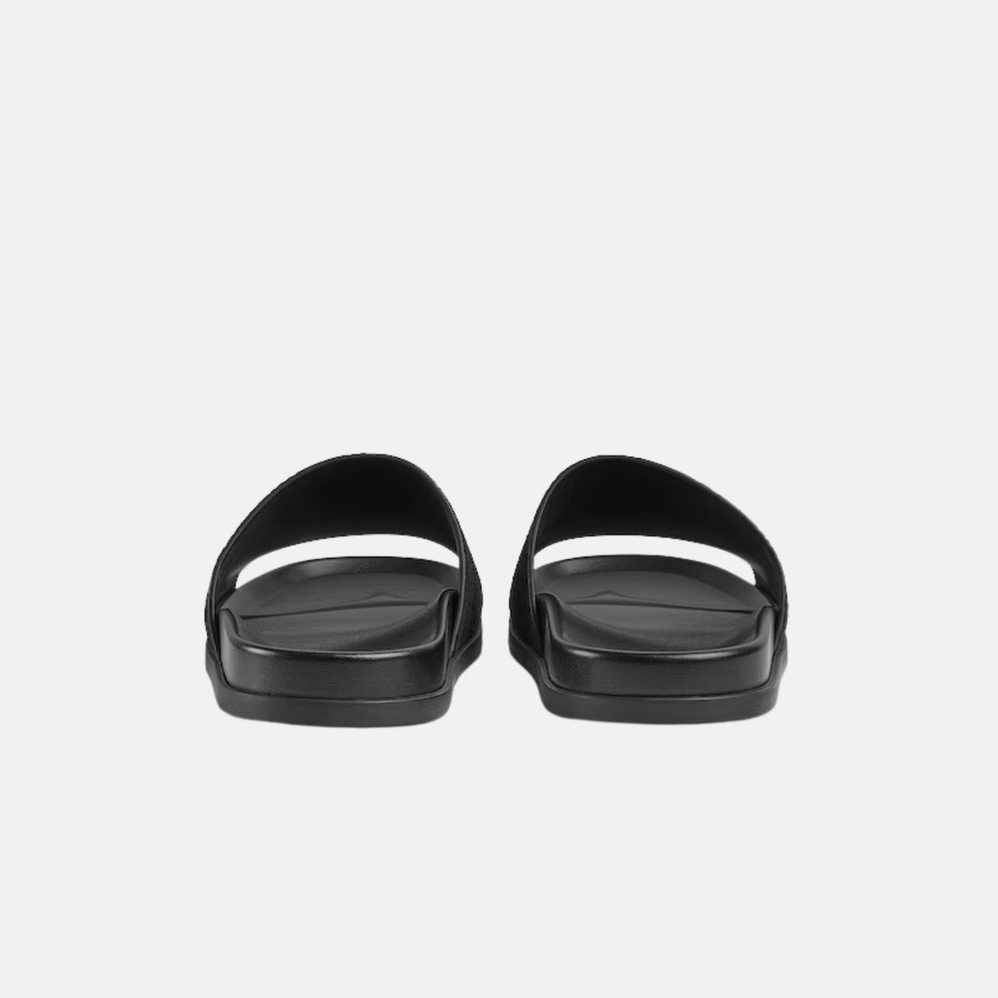 Mens Slide Sandal In GG Suede