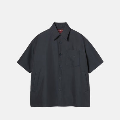 Oversize Cotton Gabardine Shirt