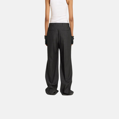 Oversize Low Waist Wool Pant