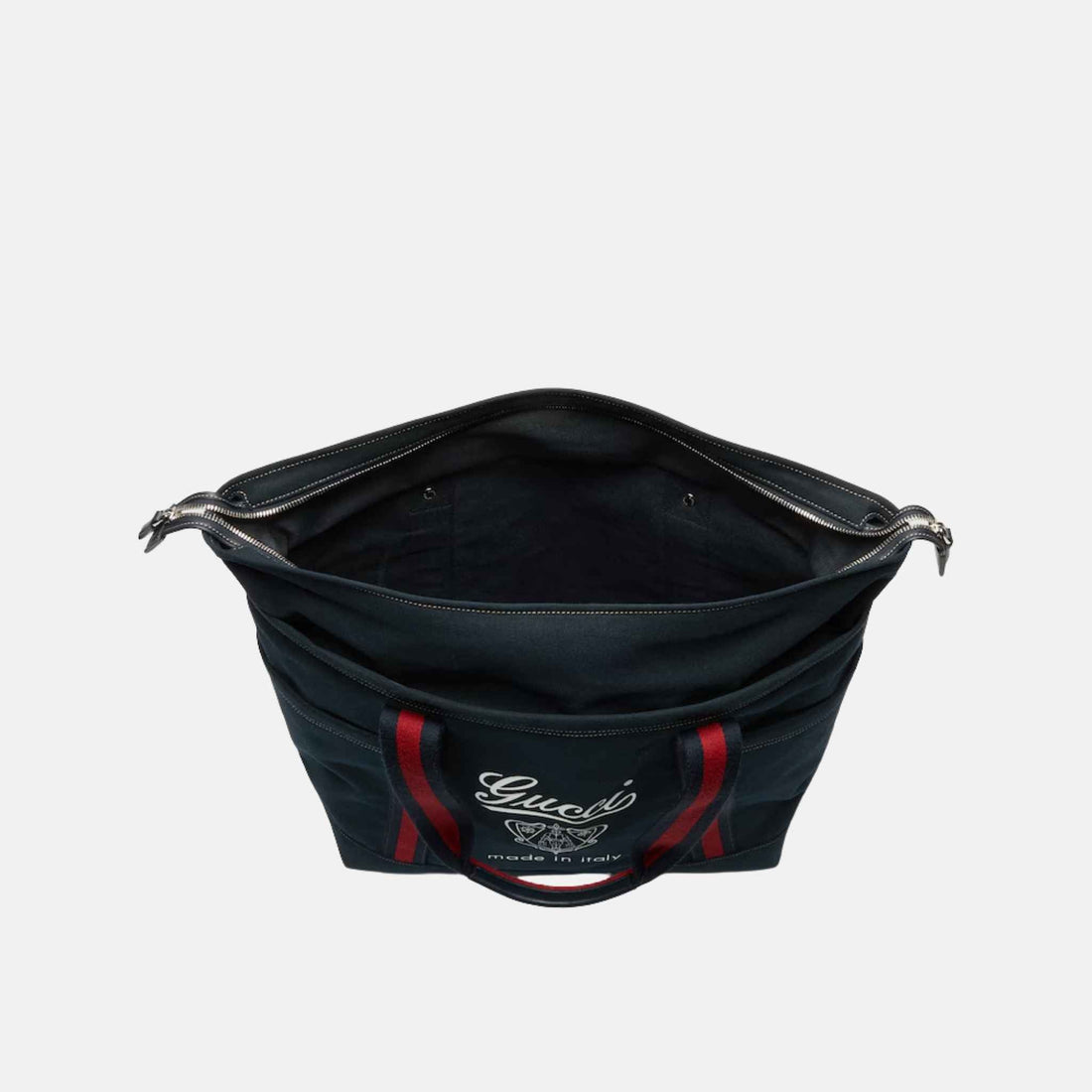Printed Canvas Large Tote Bag