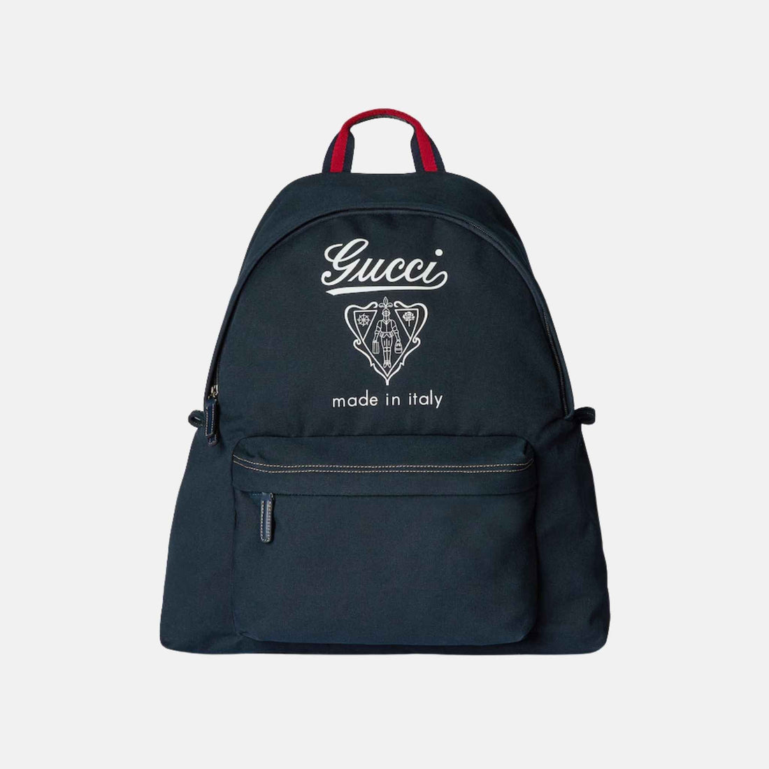 Printed Canvas Maxi Backpack