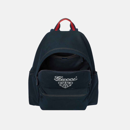 Printed Canvas Maxi Backpack